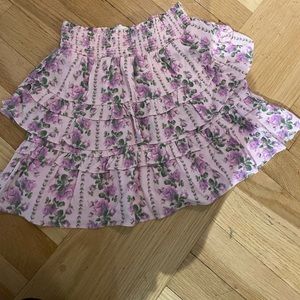 loveshackfancy girls skirt